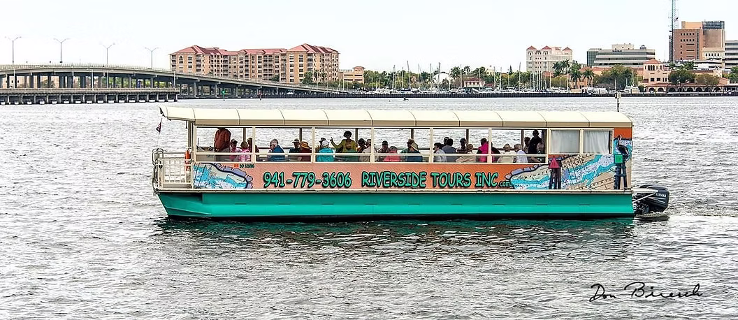 River Skipper II — the largest tiki boat in Florida